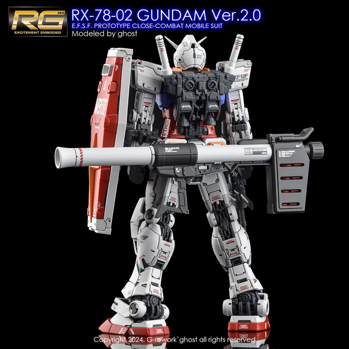 G-Rework Decal - RG RX-78-2 Gundam Ver.2.0 Use