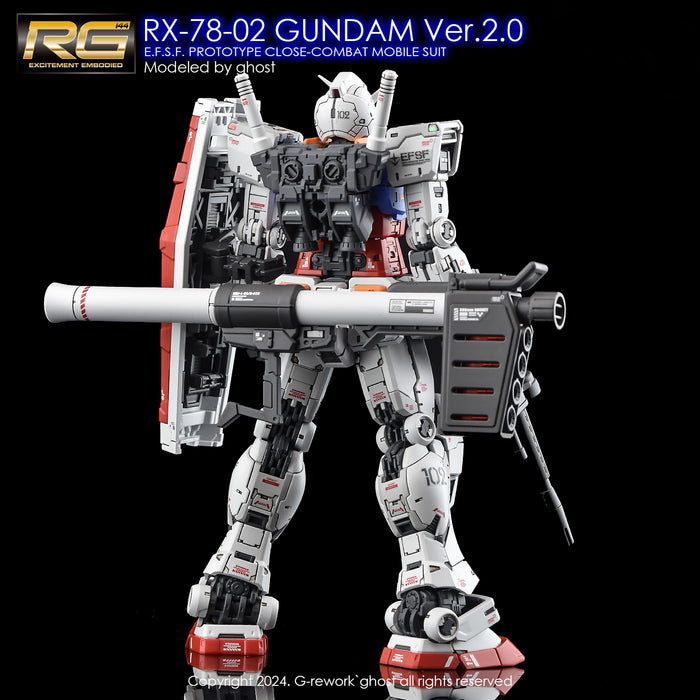 G-Rework Decal - RG RX-78-2 Gundam Ver.2.0 Use