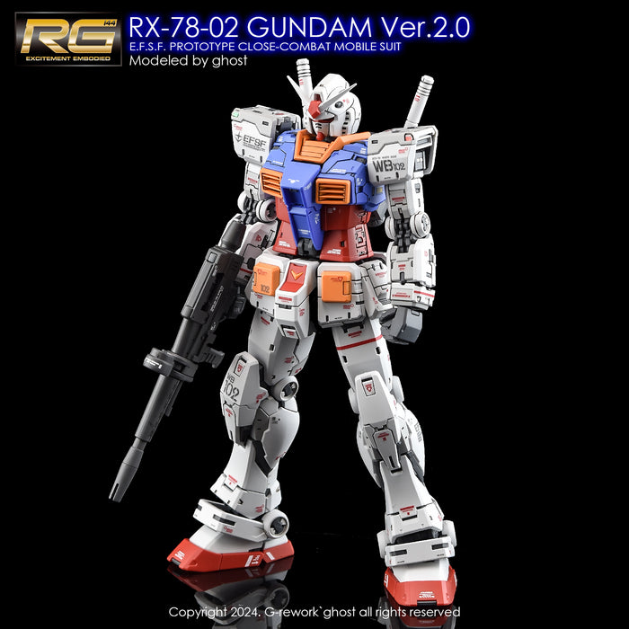 G-Rework Decal - RG RX-78-2 Gundam Ver.2.0 Use