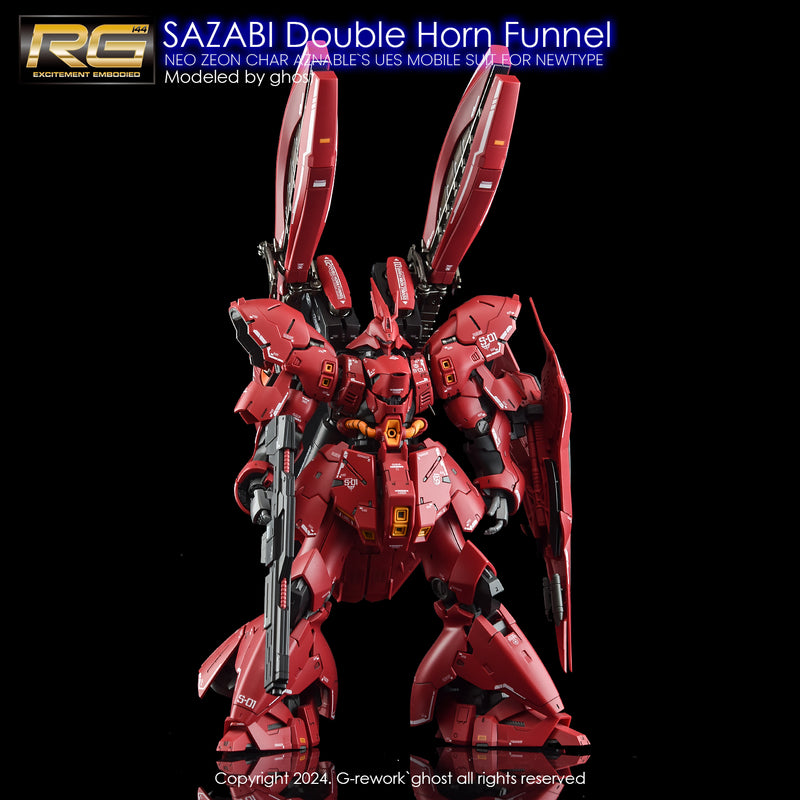 G-Rework Decal - RG MSN-04ff Sazabi Double Horn Funnel Use