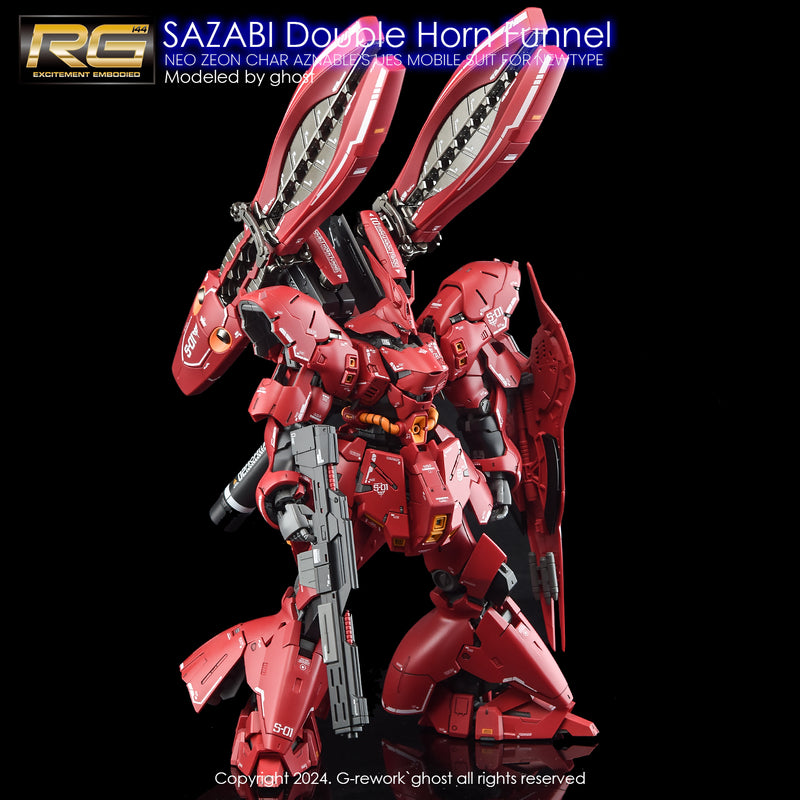 G-Rework Decal - RG MSN-04ff Sazabi Double Horn Funnel Use
