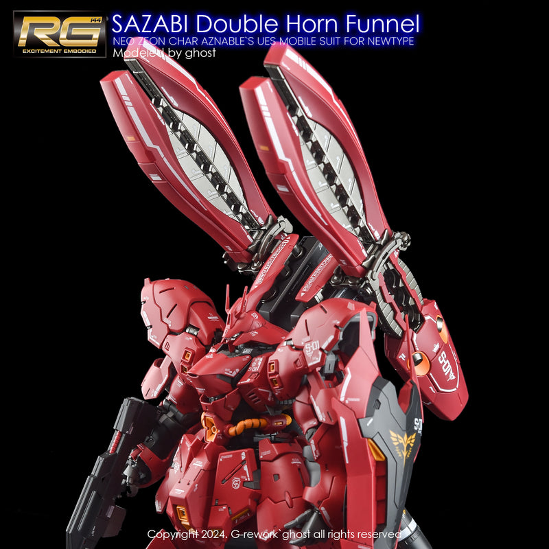 G-Rework Decal - RG MSN-04ff Sazabi Double Horn Funnel Use