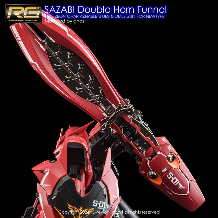 G-Rework Decal - RG MSN-04ff Sazabi Double Horn Funnel Use