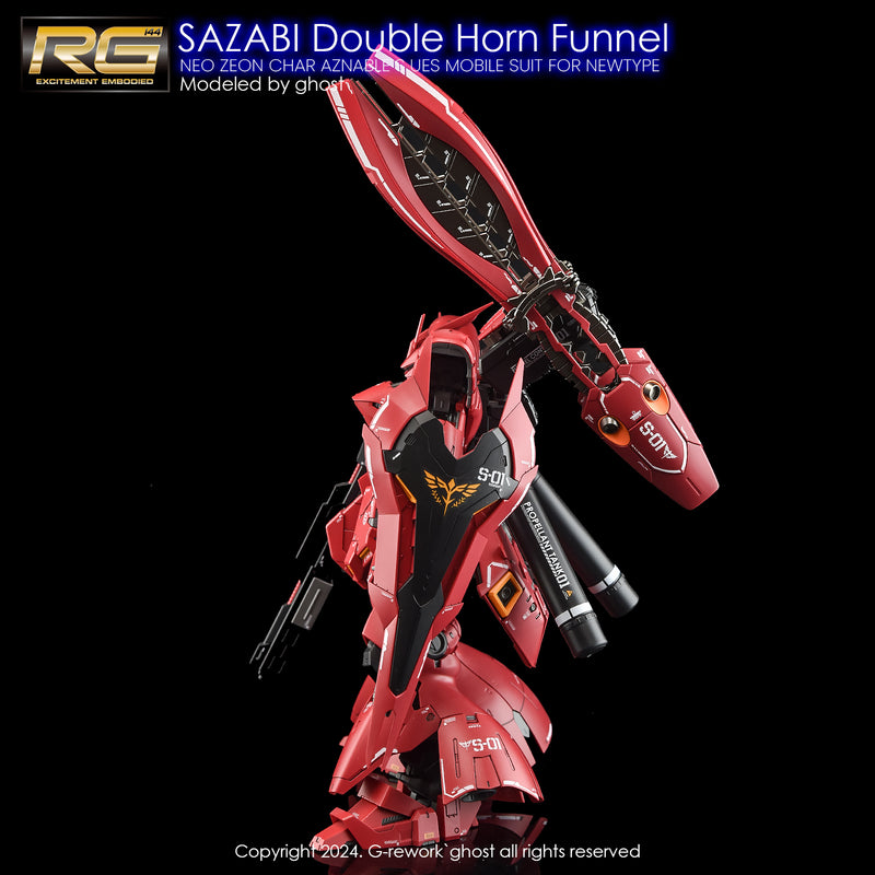 G-Rework Decal - RG MSN-04ff Sazabi Double Horn Funnel Use