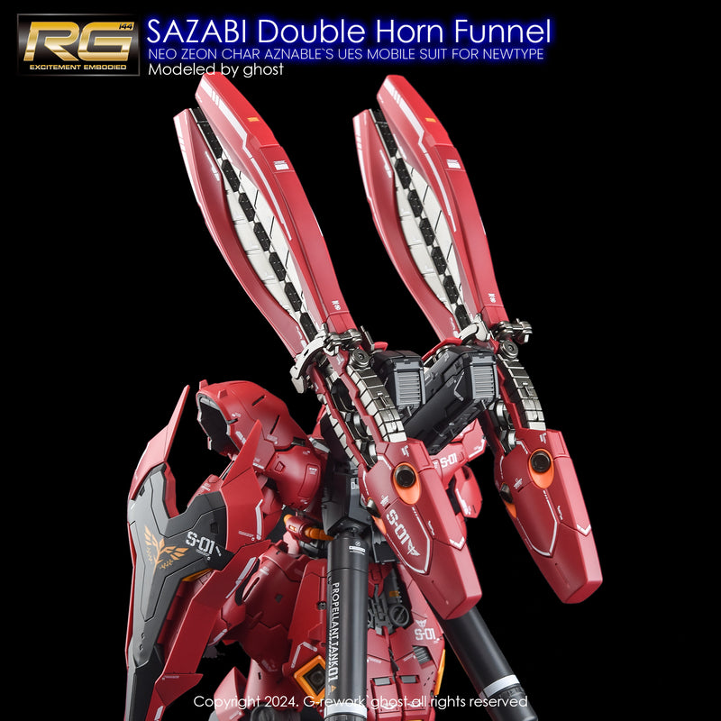 G-Rework Decal - RG MSN-04ff Sazabi Double Horn Funnel Use