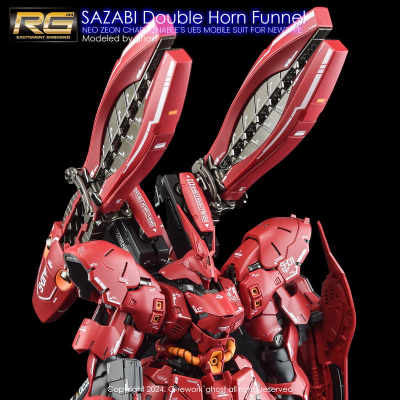 G-Rework Decal - RG MSN-04ff Sazabi Double Horn Funnel Use
