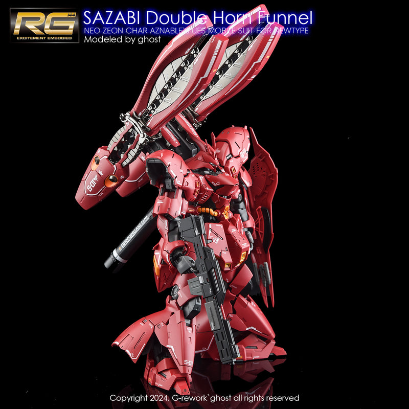 G-Rework Decal - RG MSN-04ff Sazabi Double Horn Funnel Use