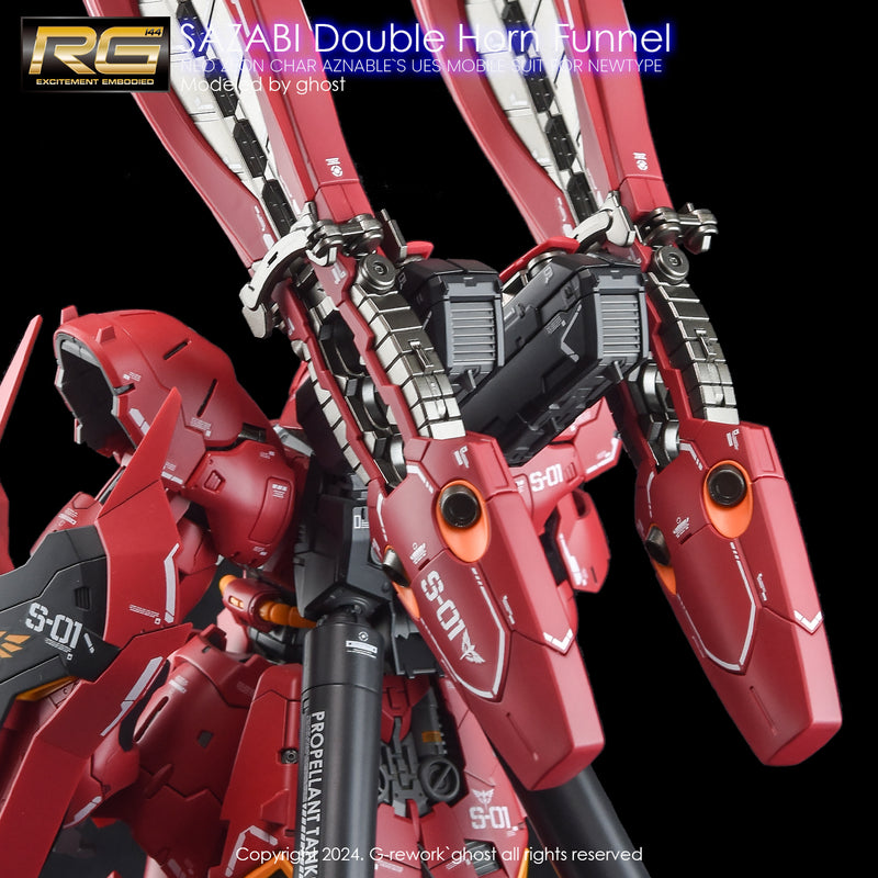 G-Rework Decal - RG MSN-04ff Sazabi Double Horn Funnel Use