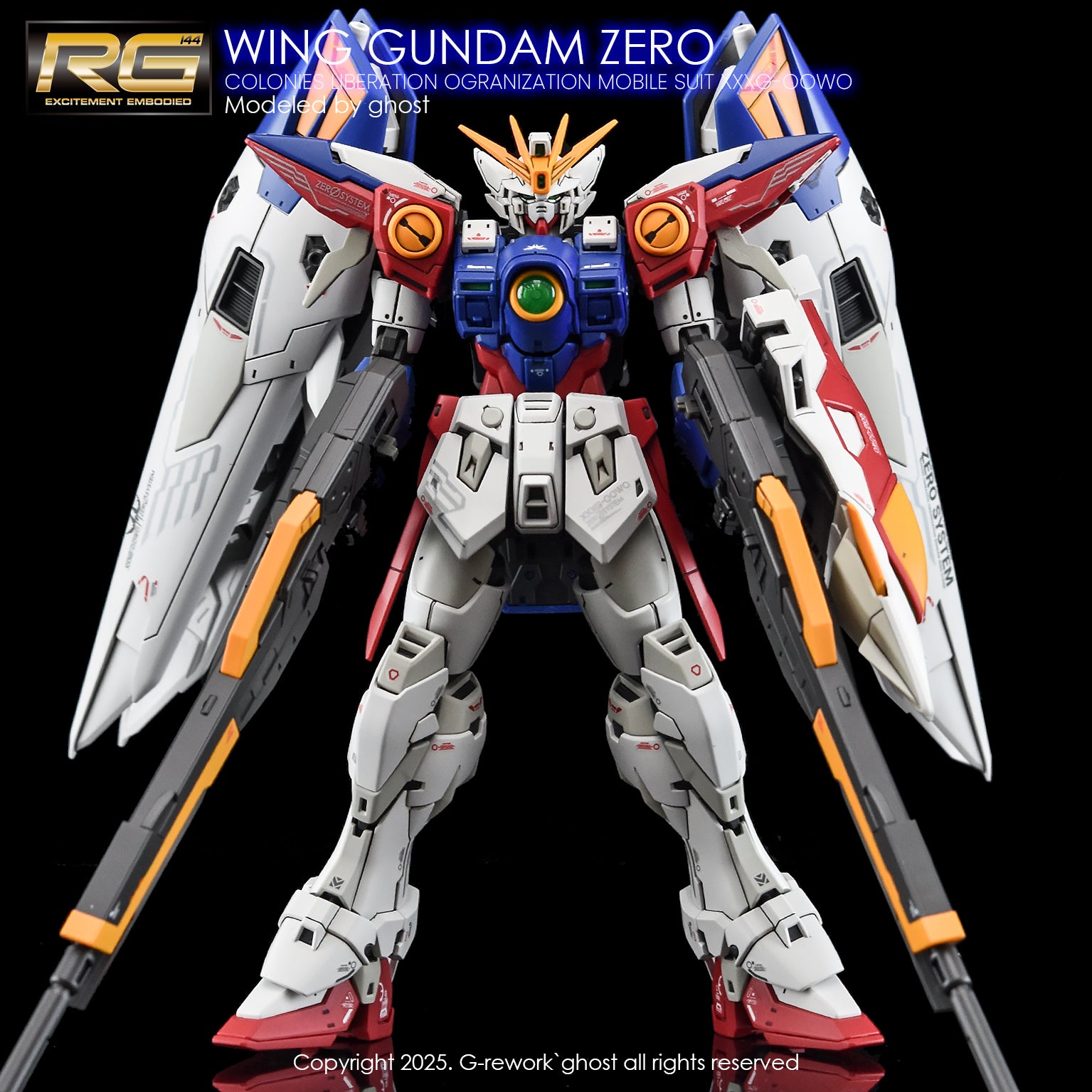 G-Rework Decal - RG XXXG-00W0 Wing Gundam Zero Use - Argama Hobby