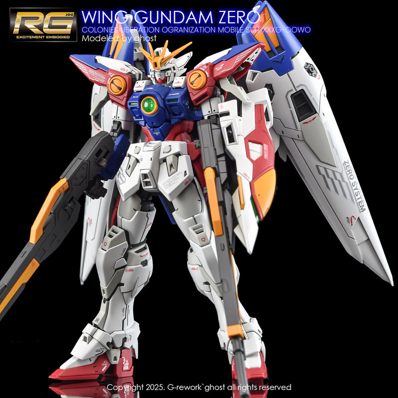 G-Rework Decal - RG XXXG-00W0 Wing Gundam Zero Use