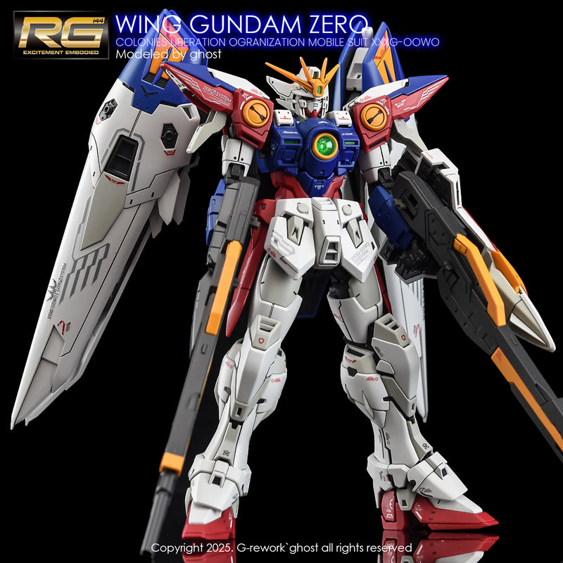 G-Rework Decal - RG XXXG-00W0 Wing Gundam Zero Use