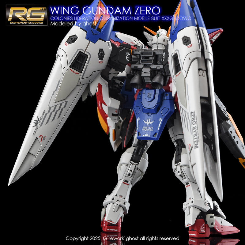 G-Rework Decal - RG XXXG-00W0 Wing Gundam Zero Use