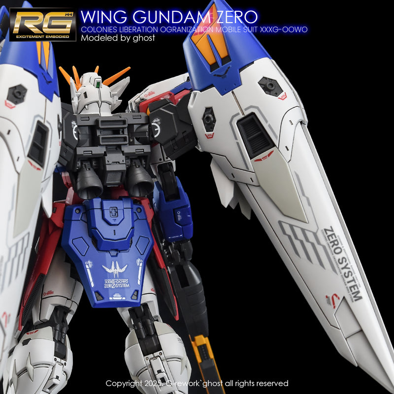 G-Rework Decal - RG XXXG-00W0 Wing Gundam Zero Use