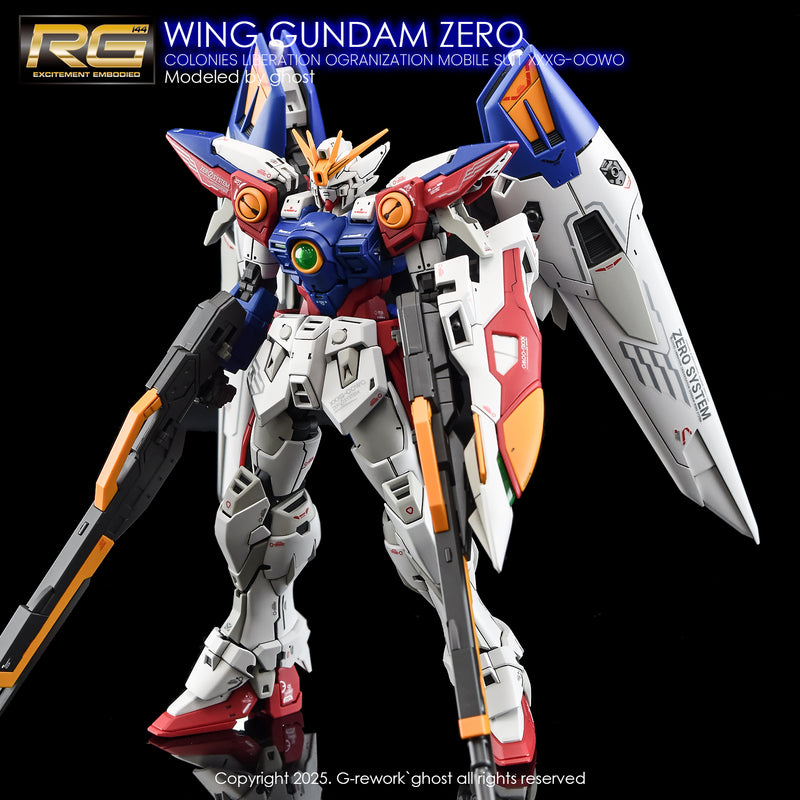 G-Rework Decal - RG XXXG-00W0 Wing Gundam Zero Use