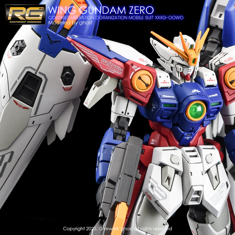 G-Rework Decal - RG XXXG-00W0 Wing Gundam Zero Use