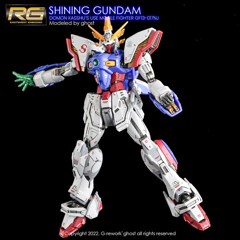 G-Rework Decal - RG GF13-017NJ Shining Gundam Use
