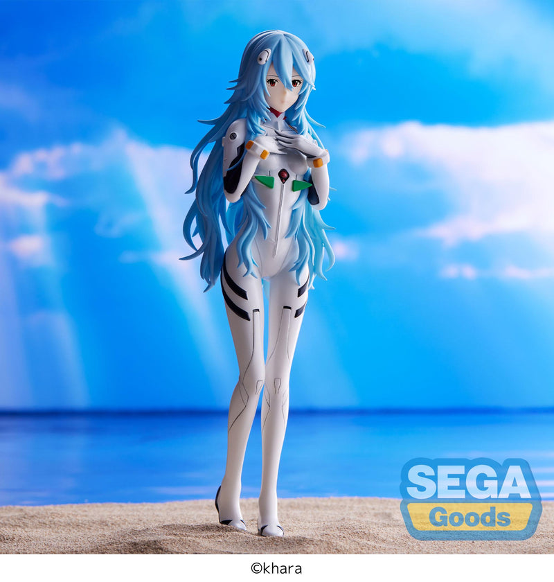 Sega Super Premium Figure - Evangelion: 3.0+1.0 Thrice Upon a Time - Rei Ayanami Long Hair Ver.