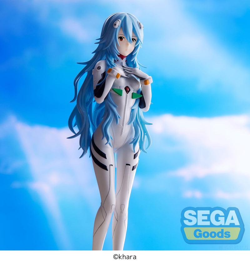 Sega Super Premium Figure - Evangelion: 3.0+1.0 Thrice Upon a Time - Rei Ayanami Long Hair Ver.