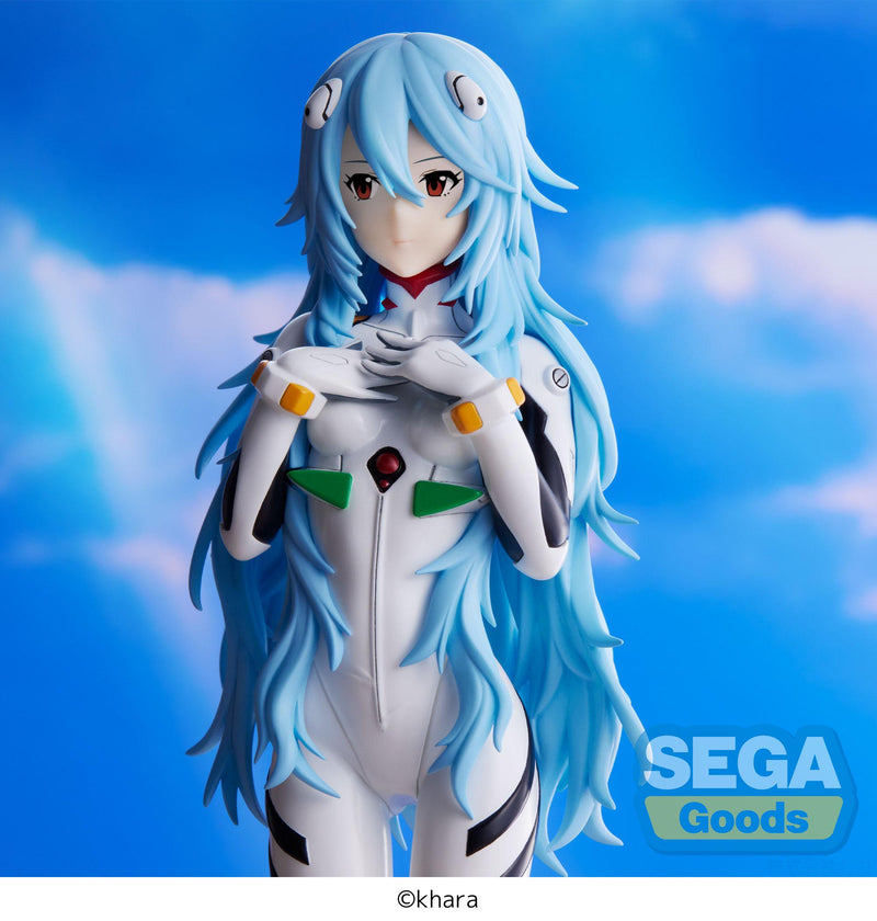 Sega Super Premium Figure - Evangelion: 3.0+1.0 Thrice Upon a Time - Rei Ayanami Long Hair Ver.