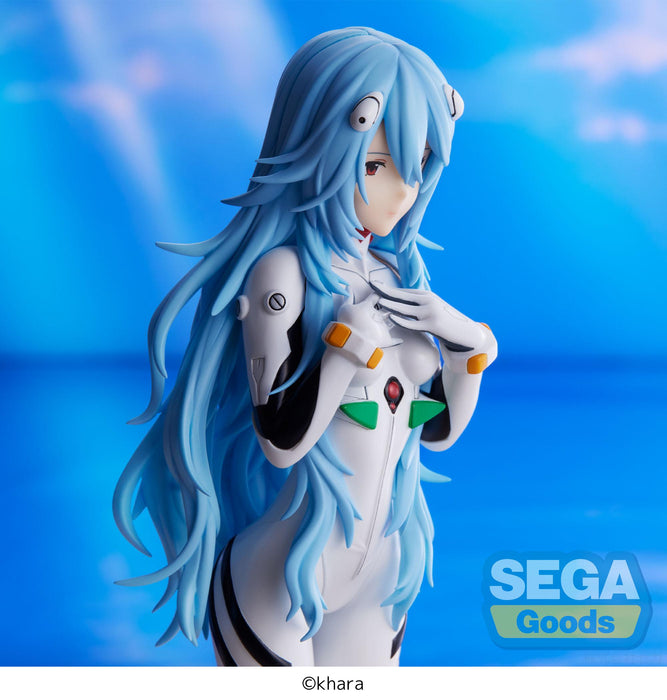 Sega Super Premium Figure Evangelion: 3.0+1.0 Thrice Upon a Time - Rei Ayanami Long Hair Ver.