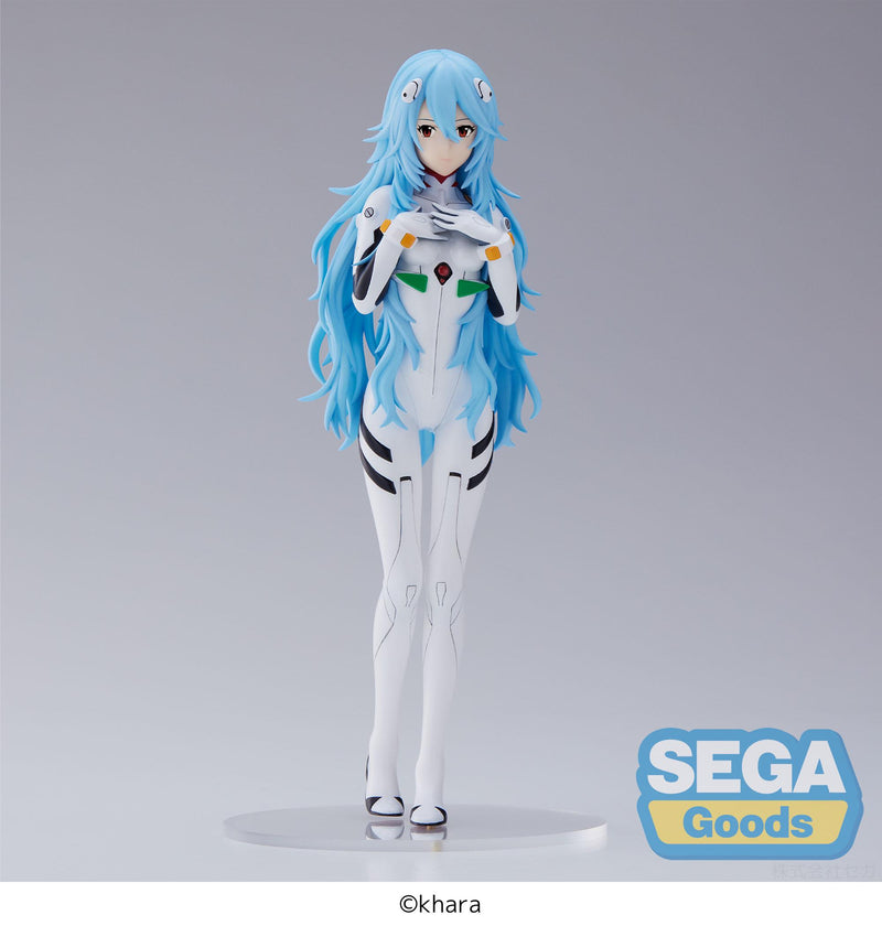 Sega Super Premium Figure - Evangelion: 3.0+1.0 Thrice Upon a Time - Rei Ayanami Long Hair Ver.