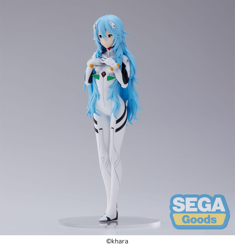 Sega Super Premium Figure - Evangelion: 3.0+1.0 Thrice Upon a Time - Rei Ayanami Long Hair Ver.
