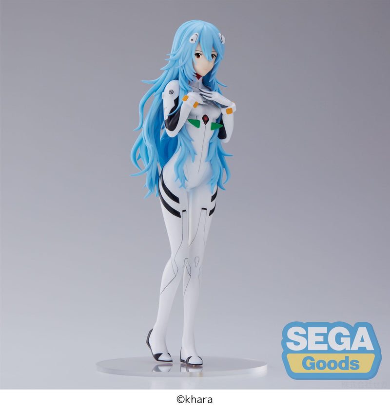 Sega Super Premium Figure - Evangelion: 3.0+1.0 Thrice Upon a Time - Rei Ayanami Long Hair Ver.
