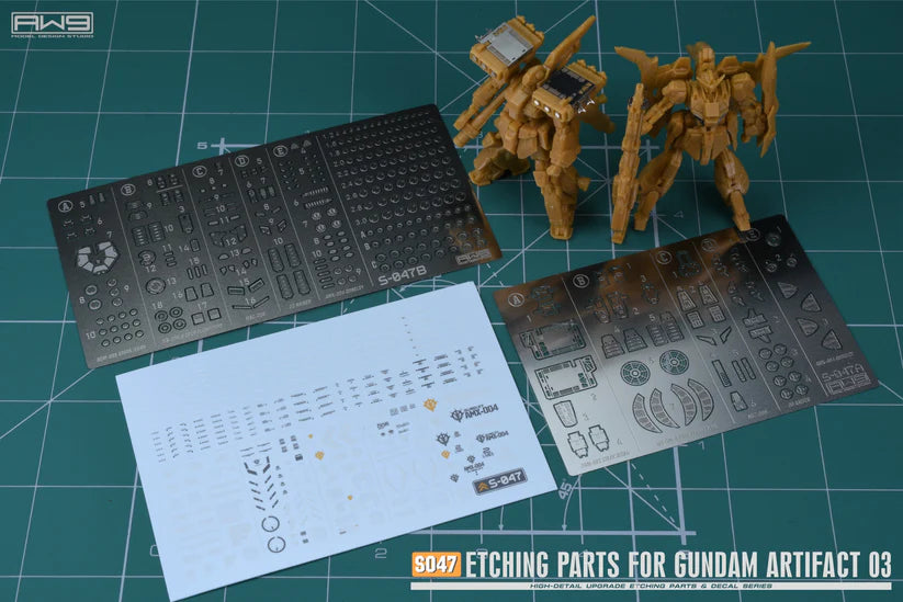 Madworks S047 Etching Parts for Gundam Artifacts 03 Detail-up Parts and Decals