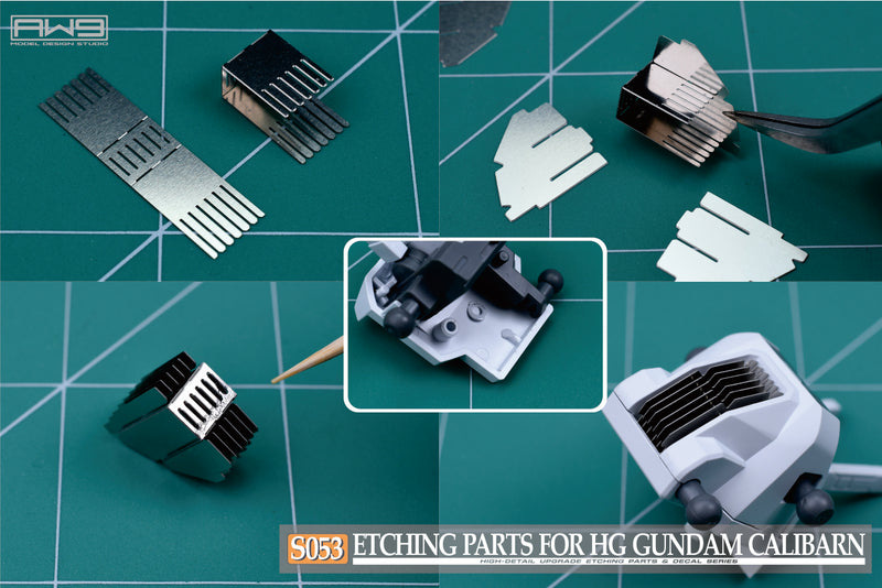 Madworks S053 Etching Parts for High Grade (HG) X-EX01 Gundam Calibarn