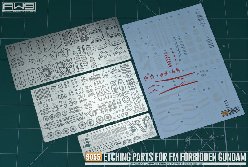 Madworks S055 Etching Parts for Full Mechanics GAT-X252 Forbidden Gundam