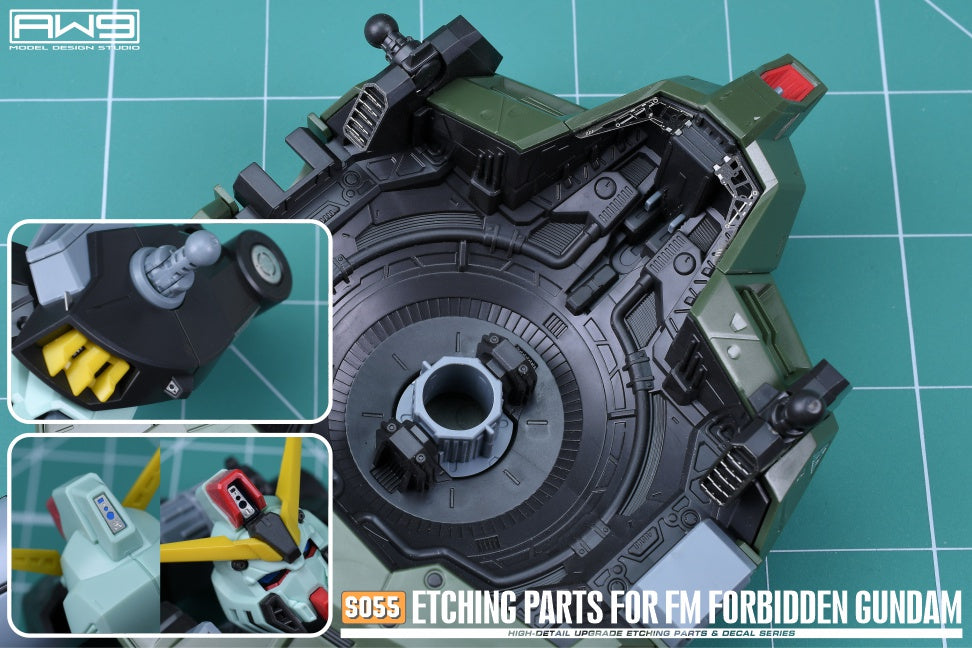 Madworks S55 Etching Parts for Full Mechanics GAT-X252 Forbidden Gundam