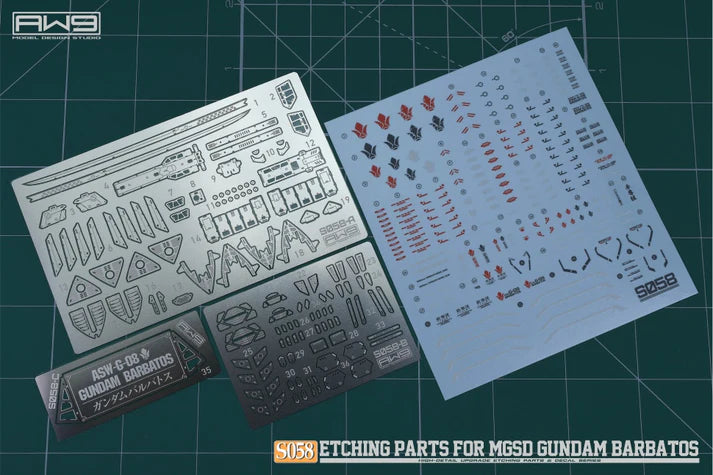 Madworks S058 Etching Parts for MGSD Gundam Barbatos