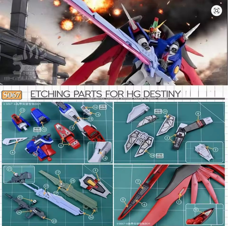 Madworks S067 Etching Parts for HGCE 1/144 Destiny Gundam Spec II