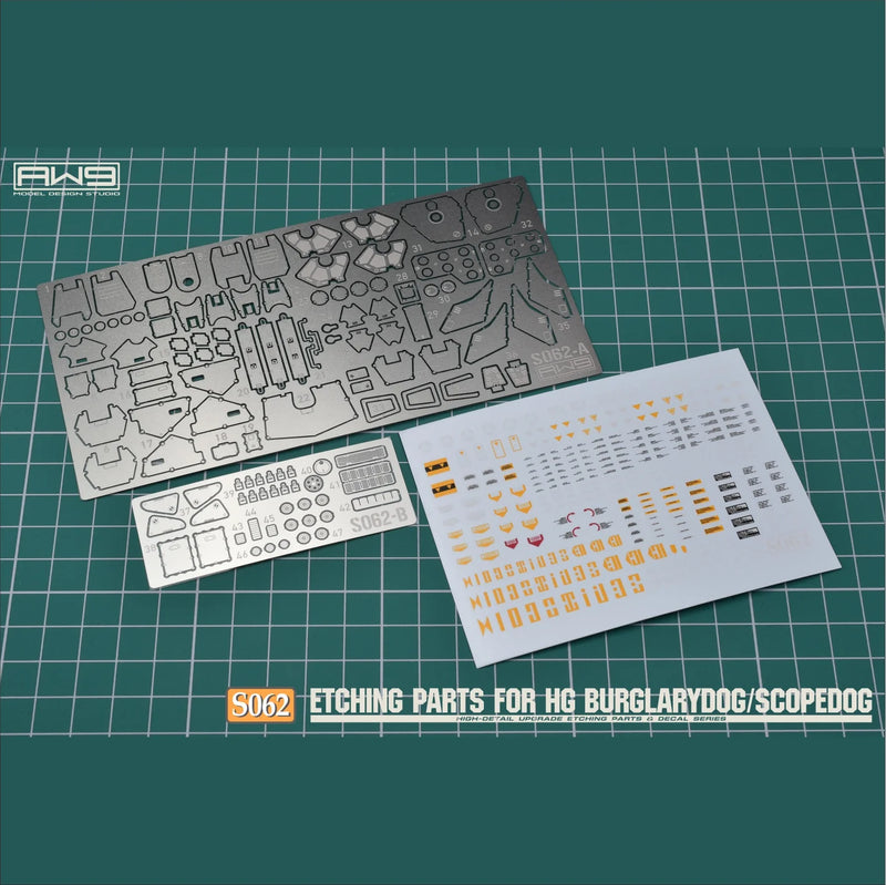 Madworks S062 Etching Parts for HG Votoms ATM-09-DD Burglarydog