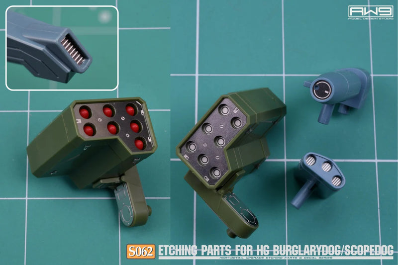 Madworks S062 Etching Parts for HG Votoms ATM-09-DD Burglarydog