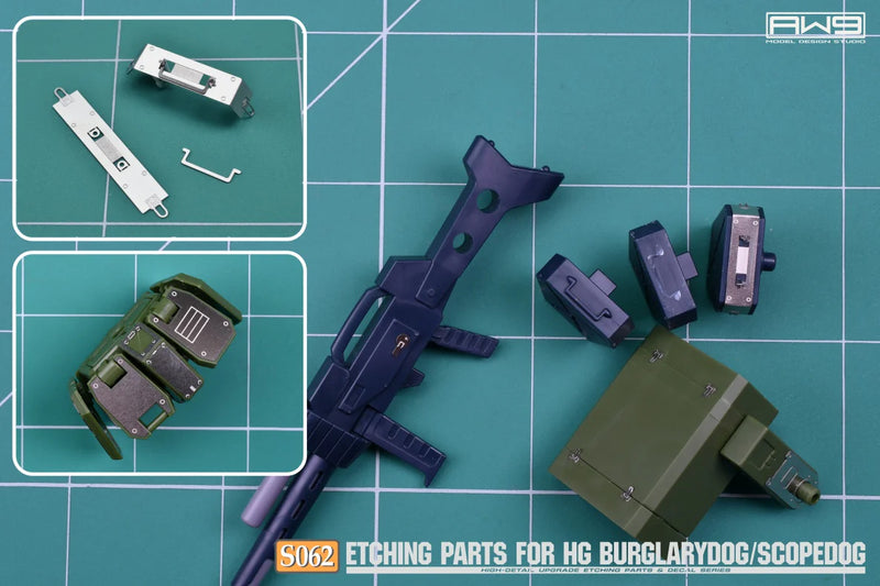Madworks S062 Etching Parts for HG Votoms ATM-09-DD Burglarydog
