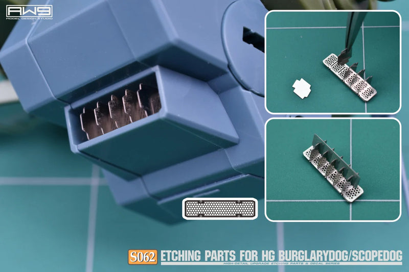 Madworks S062 Etching Parts for HG Votoms ATM-09-DD Burglarydog