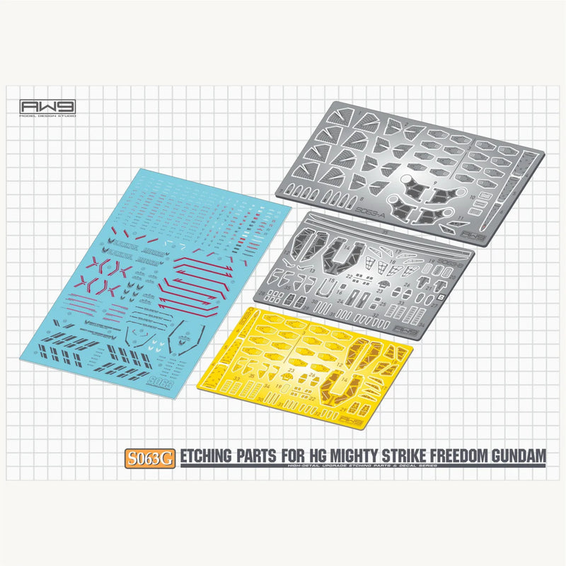 Madworks S063G Etching Parts for HGCE ZGMF/A-262PD-P Mighty Strike Freedom Gundam