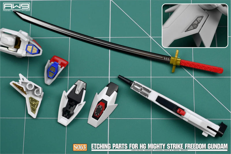 Madworks S063G Etching Parts for HGCE ZGMF/A-262PD-P Mighty Strike Freedom Gundam