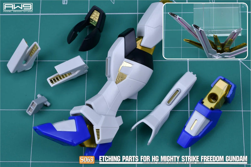 Madworks S063G Etching Parts for HGCE ZGMF/A-262PD-P Mighty Strike Freedom Gundam