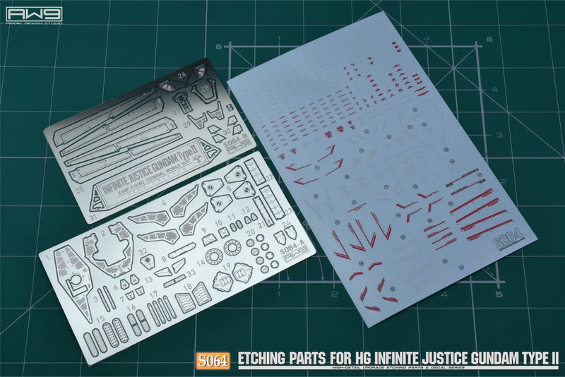 Madworks S064 Etching Parts for HGCE ZGMF-X191M2 Infinite Justice Gundam Type-II