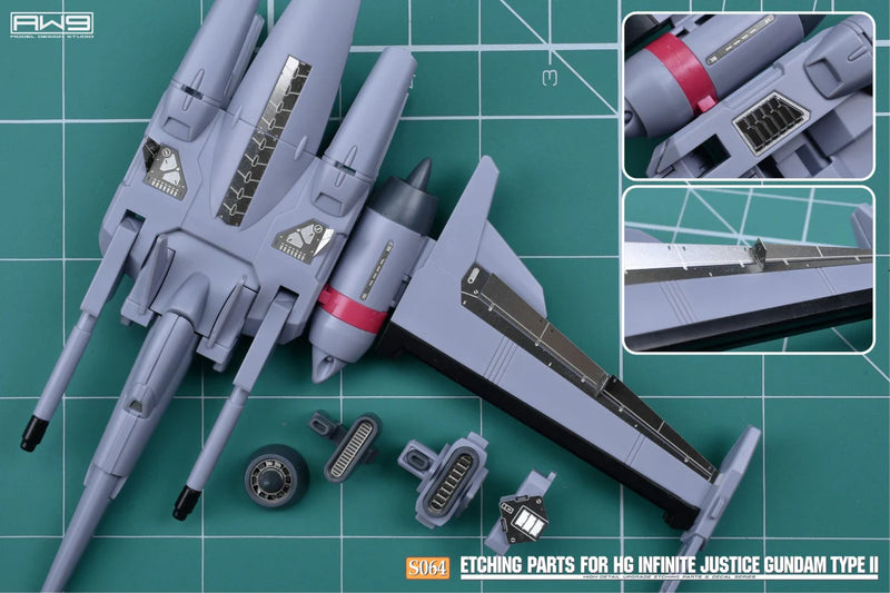 Madworks S064 Etching Parts for HGCE ZGMF-X191M2 Infinite Justice Gundam Type-II