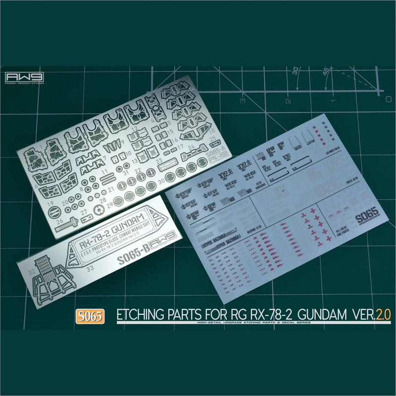 Madworks S065 Etching Parts for RG RX-78-2 Gundam Ver.2.0