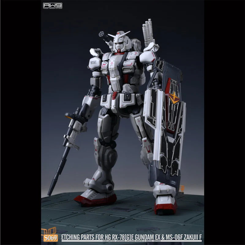 Madworks S069 Etching Parts for HG RX-78[G]E Gundam EX [RFV] & HG MS-06F Zaku II F Type [RFV] (2-in-1)