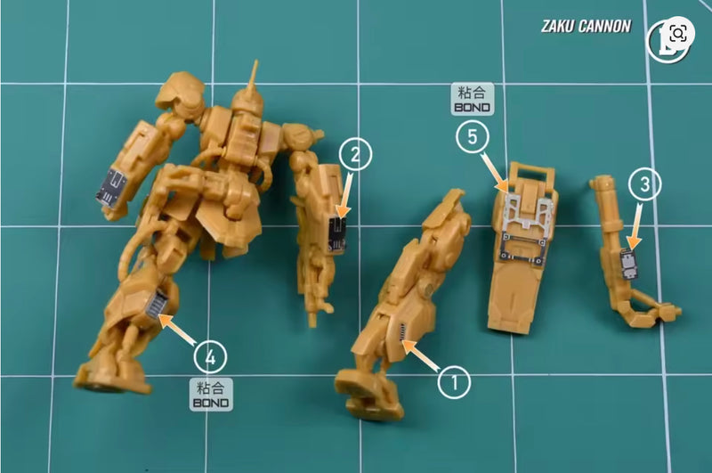 Madworks S072 Etching Parts for Gundam Artifacts 05 Detail-up Parts and Decals