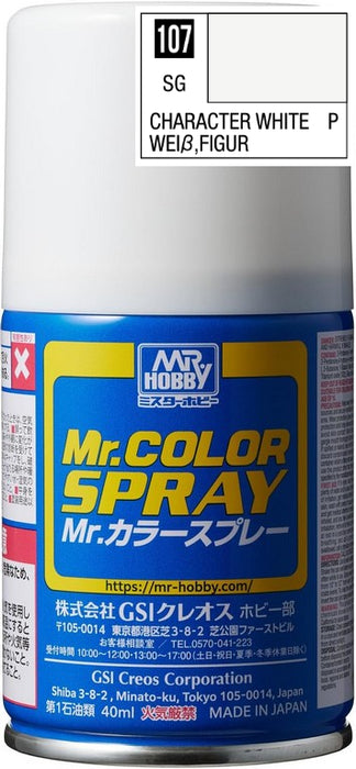 Mr.Color Spray S107 - Character White (Semi-Gloss/Primary)