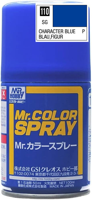 Mr.Color Spray S110 - Character Blue (Semi-Gloss/Primary)