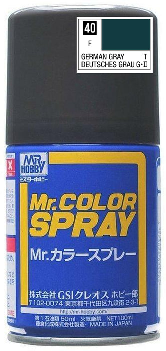 Mr.Color Spray S40 - German Gray (3/4Flat/Tank)