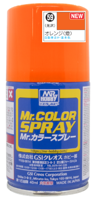 Mr.Color Spray S59 - Orange (Gloss/Primary)