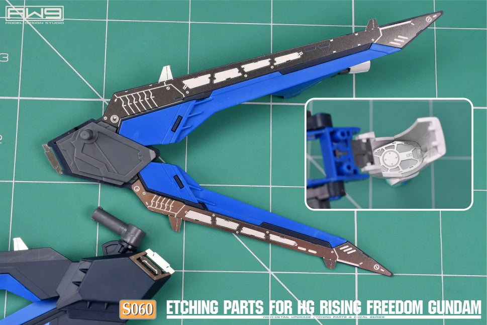 Rising Freedom Part Color Madworks S060 Etching Parts for HGCE STTS-909 Rising Freedom Gundam ...